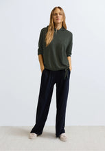 Load image into Gallery viewer, 302721-Khaki Mesh Sleeve Hoody - Cecil