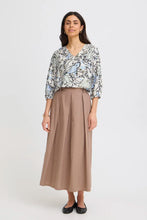 Load image into Gallery viewer, Blue Pattern Blouse - Fransa