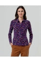 Load image into Gallery viewer, Pink &amp; Purple Print Shirt - Surkana
