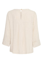 Load image into Gallery viewer, 5454- Whisper White Linen Top- Fransa