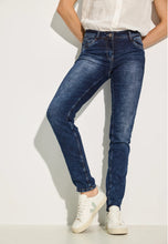 Load image into Gallery viewer, 377687- Scarlet Mid Blue Jeans - Cecil