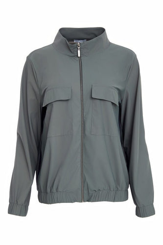 Short Jacket with Side Panels & Pocket Flaps - Naya
