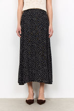 Load image into Gallery viewer, Black Polka Dot Skirt - Soya Concept