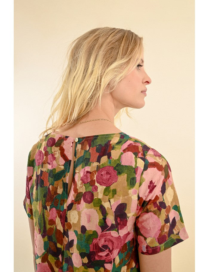 1857 - Pink Lallie Woven Dress