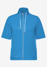 Load image into Gallery viewer, 321631 - Blue Zip Up Jacket - Cecil