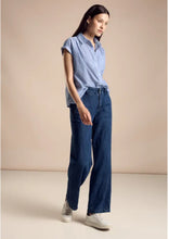 Load image into Gallery viewer, 344808 - Blue Strip Collar Blouse - Street Onne