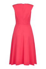 Load image into Gallery viewer, Coral Dress with Shoulder Detail- Tia