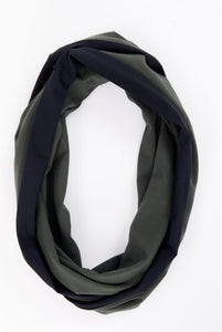 Two Tone Soft Jersey Neck Scarf (Forset) - Naya