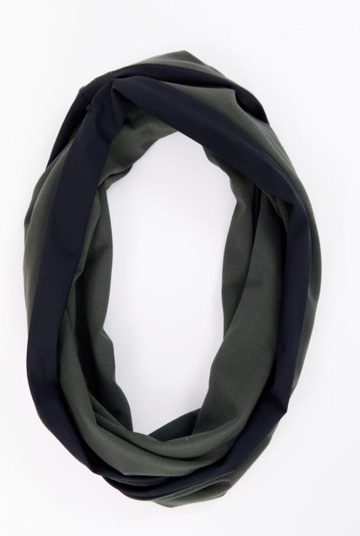 Two Tone Soft Jersey Neck Scarf (Forset) - Naya