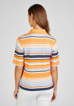 Load image into Gallery viewer, 124359- Stripe Collar T-Shirt- Rabe