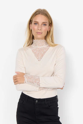 Long Sleeve Lace Top - Soya Concept