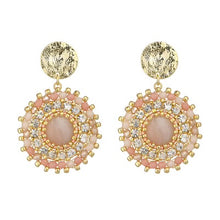 Load image into Gallery viewer, Pink Aventurine Earings - Knight &amp; Day