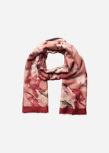 Load image into Gallery viewer, Dark Red Print Scarf - Soya Concept