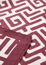 Load image into Gallery viewer, Dark Red Print Scarf - Soya Concept