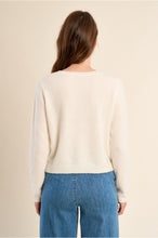 Load image into Gallery viewer, Off-White Knitted Cardigan - Molly Bracken