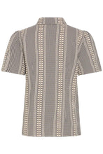 Load image into Gallery viewer, Black Check Design Blouse - Fransa
