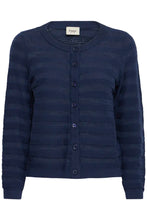 Load image into Gallery viewer, Navy Cardigan - Fransa