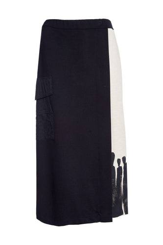Skirt with contrast print - Naya