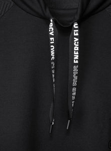 302614 - Black Stand Up Collar Sweatshirt- Cecil