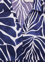 Load image into Gallery viewer, 144010 - Navy, Royal Blue and White Abstract Print Dress - Street One