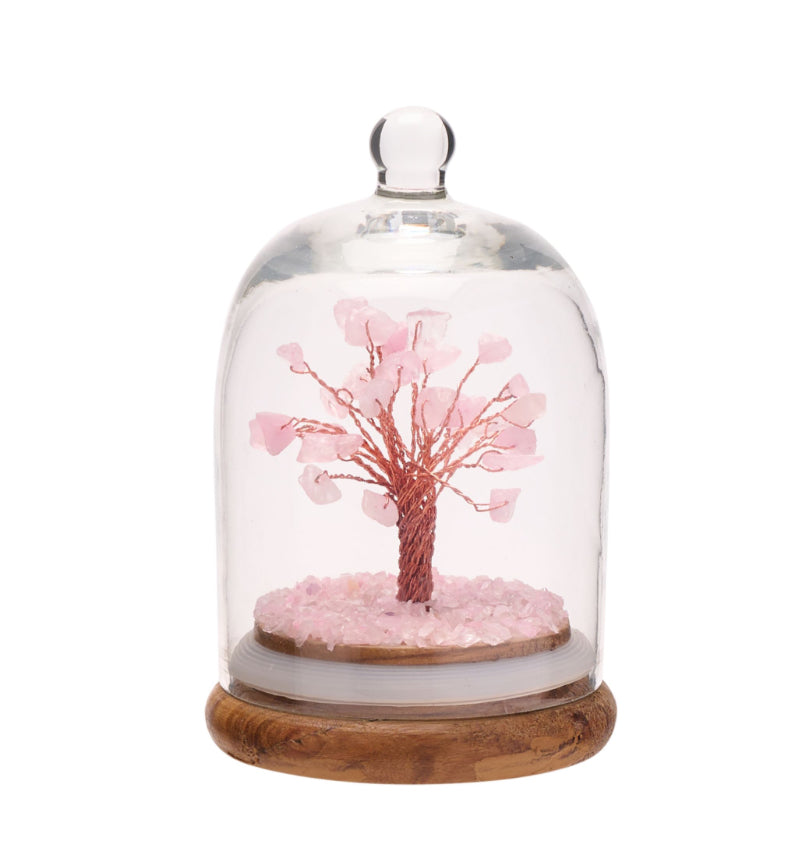 3390 - Gemstone Tree Rose Quartz - Widdop