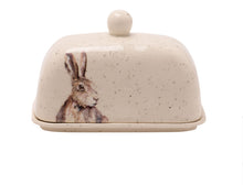 Load image into Gallery viewer, 1112 - Meg Hawkins Butter Dish with Hare - Widdop