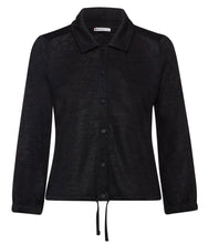 Load image into Gallery viewer, 321658 - Linen Look Jacket- Black -Street One