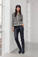 Load image into Gallery viewer, Black &amp; Off White Cardigan - Micha