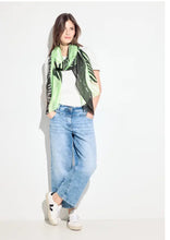 Load image into Gallery viewer, 572422- Khaki Foil Print Scarf - Cecil