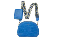 Load image into Gallery viewer, GZ9007- Croc Fabric Crossbody Bag