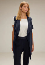 Load image into Gallery viewer, 253671- Navy Sleeveless Cardigan - Street One