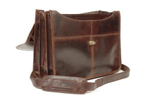Load image into Gallery viewer, TK10060BRN - Ballyjohnboy Brief case - Brown - Tinnakeenly Leather