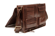 Load image into Gallery viewer, TK192BRN - Large Satchel Bag - Brown - Tinnakeenly Leathers