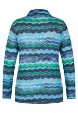 Load image into Gallery viewer, 121357- Rabe Pattern Cowl Neck Top