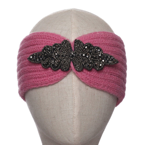 6017616 - Pink Beaded Detailed Headband - Zelly