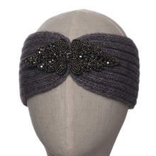 Load image into Gallery viewer, 6017612 - Grey Beaded Detailed Headband - Zelly
