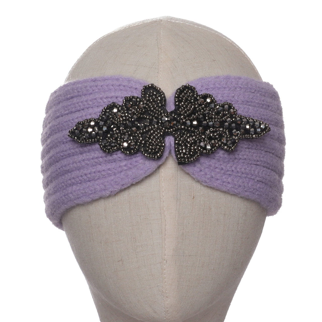 6017611 - Lilac Beaded Detailed Headband - Zelly
