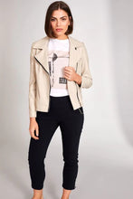 Load image into Gallery viewer, 500 Biker PU Jacket Stone - Peruzzi