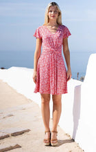 Load image into Gallery viewer, 7395- Red Print Dress - Marble