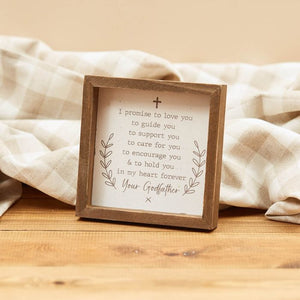 Baby Godfather Plaque