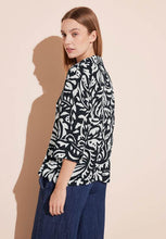 Load image into Gallery viewer, 344574- Navy Print Blouse - Street One