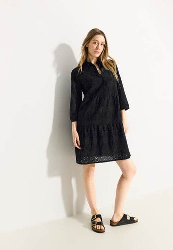 144021 - Embroidered Dress - Black - Cecil