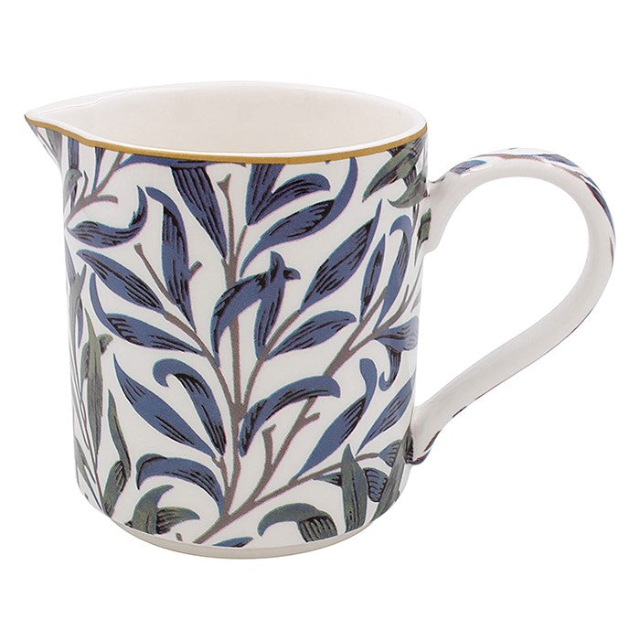 95702 - William Morris Small Fine China Jug- Willow Bough - Joe Davis