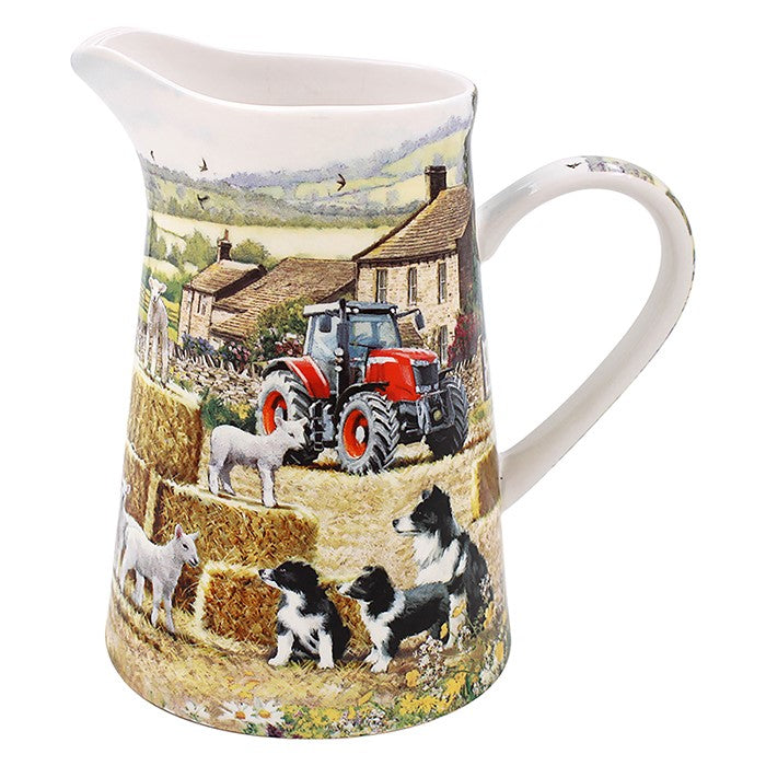 Collie & Sheep- Fine China Medium Jug