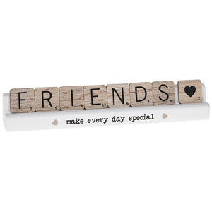 Scrabble Plaque- Friends