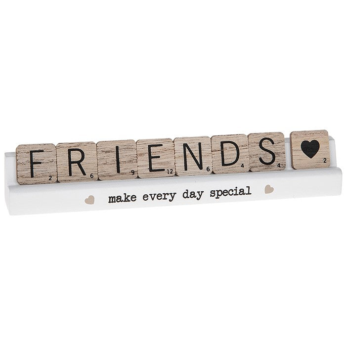 Scrabble Plaque- Friends