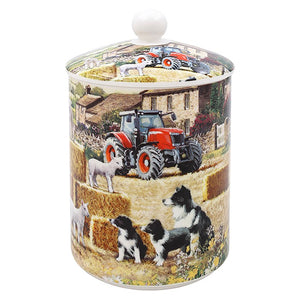 Collie & Sheep - Fine China Canister