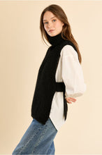 Load image into Gallery viewer, Black Knit Vest - Molly Bracken