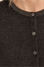 Load image into Gallery viewer, Grey Sparkle Knit Cardigan - Molly Bracken