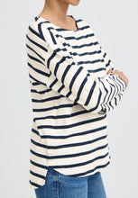Load image into Gallery viewer, Navy Striped Top